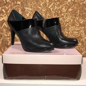 Bandolino Women’s Leather Booties - BLACK Size 8